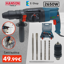 Načítať obrázok do zobrazovača galérie, Hanson Čekić Bušilica 2650W