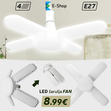 Načítať obrázok do zobrazovača galérie, QUATTRO LED žiarovka s tromi ramenami