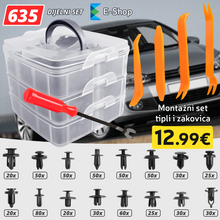Načítať obrázok do zobrazovača galérie, MONTÁŽNE PLASTOVÉ TIPY – 635 KUSOV