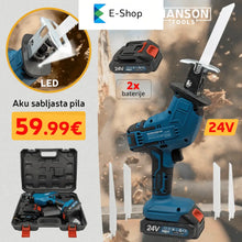 Načítať obrázok do zobrazovača galérie, Hanson Aku Sabljasta Pila 24V Alat