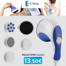 Načítať obrázok do zobrazovača galérie, Masaer Relax Spin Tone Elektronika
