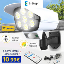 Načítať obrázok do zobrazovača galérie, Solarna Lampa/Lana Kamera