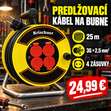 Načítať obrázok do zobrazovača galérie, KABLOVY BUBON 25m

