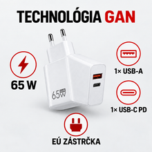 Načítať obrázok do zobrazovača galérie, RYCHLONABIJACKA 65 W
