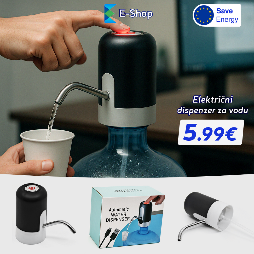 ELEKTRICKÝ DÁVKOVAČ NA VODU-BIDON