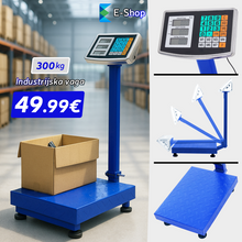 Načítať obrázok do zobrazovača galérie, INDUSTRIÁLNA DIGITÁLNA VÁHA DO 300 KG
