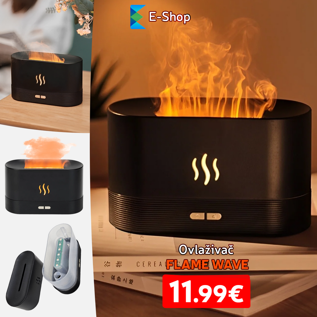 FLAME WAVE - DIFÚZER S UMELÝM OHŇOM
