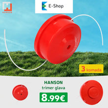 Načítať obrázok do zobrazovača galérie, Hanson Trimer Glava- 3 Komada
