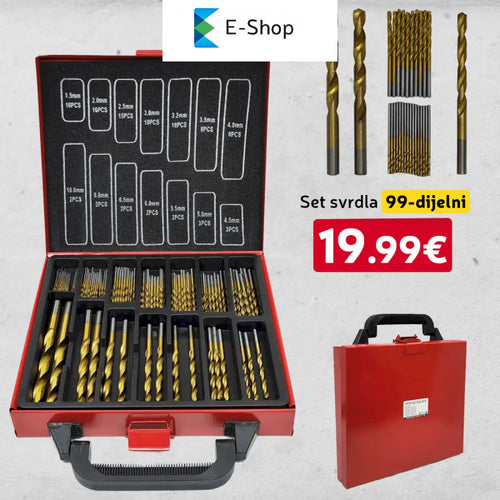 Hss 99-Dijelni Set Svrdla Alat