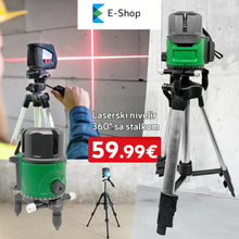 Načítať obrázok do zobrazovača galérie, Laserski Nivelir Sa Stalkom Alat
