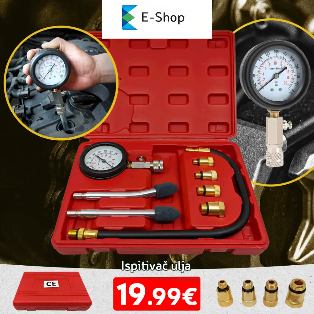 Merací Prístroj Tlaku Oleja Alat
