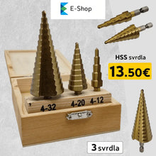 Načítať obrázok do zobrazovača galérie, Set 3X Hss Svrdla

