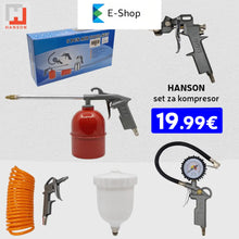 Načítať obrázok do zobrazovača galérie, Hanson Set Za Kompresor 5U1
