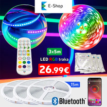 Načítať obrázok do zobrazovača galérie, Smart Set Led Traka 15 M - Rgb Elektronika
